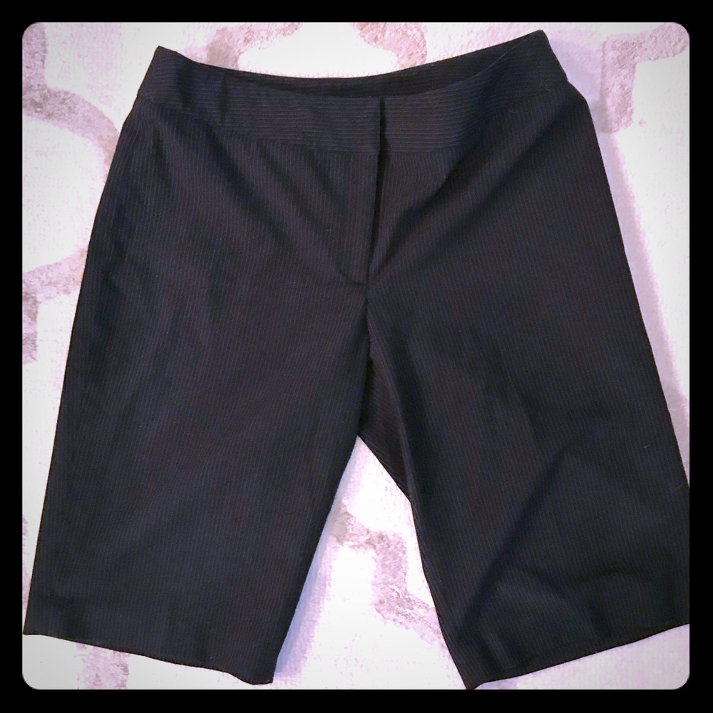 Alfani Pinstripe Bermuda Dress Short